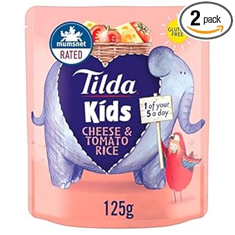 Tilda Kids Cheese & Tomato Rice 125G - Pack Of 2