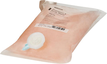 McKesson Body Wash and Shampoo, Refill Bag, Apricot Scent 1000 mL, 1 Count