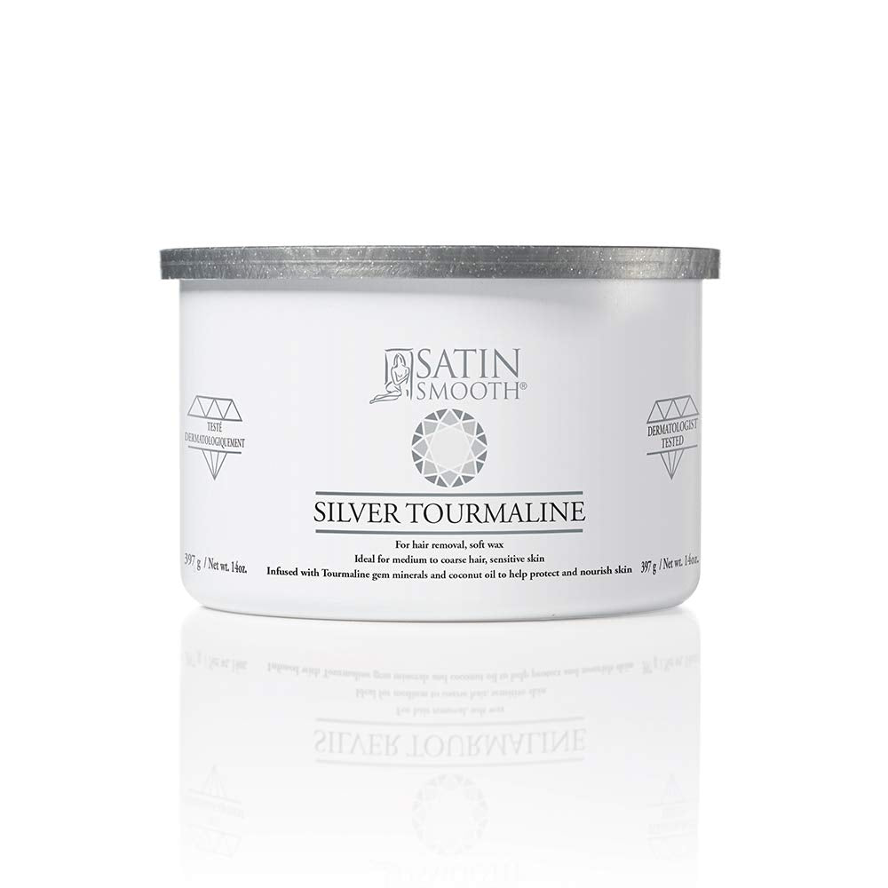 Satin Smooth Silver Tourmaline Hair Removal Wax 14Oz