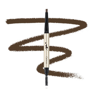 Catkin Eyebrow Pencil With Comb Gray Long Lasting Waterproof, Draw Eyebrow Shaping Color Makeup For Natural Daily Look With Free Refill Pen