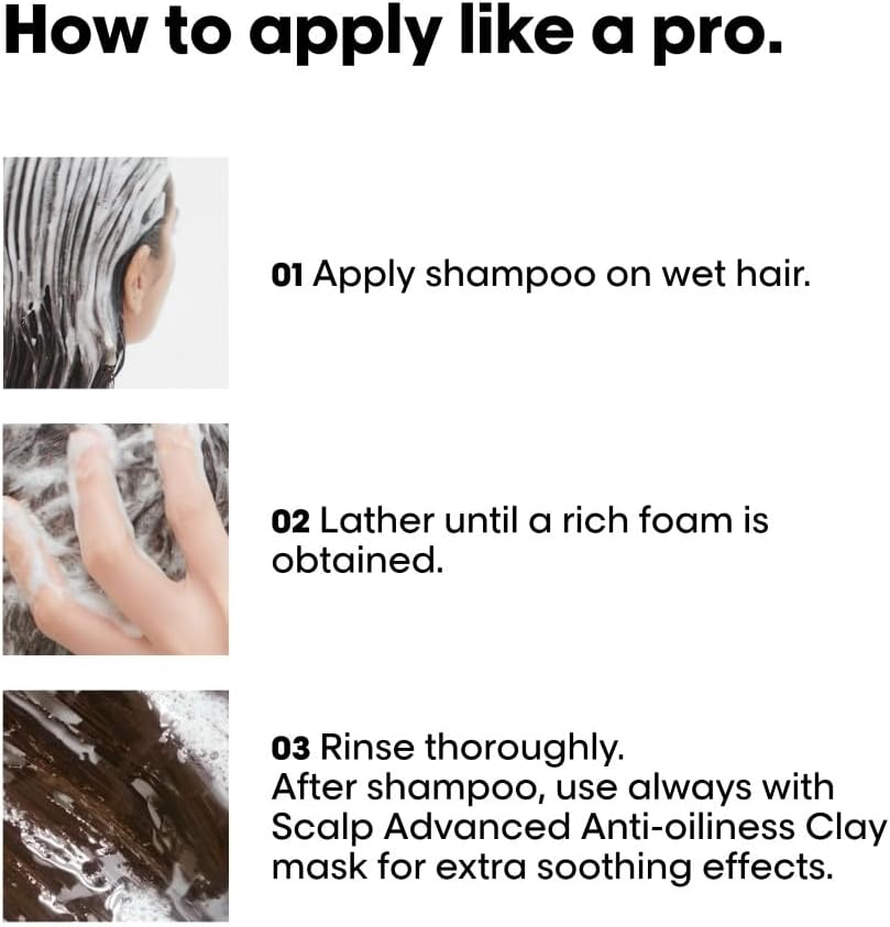 L'Oréal Professionnel Scalp Advanced Anti-Oiliness Dermo-Purifier Shampoo, For Oily, Greasy Hair, Serie Expert, 300ml : Amazon.co.uk: Beauty