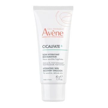 Avène Cicalfate+ Hydrating Skin Recovery Emulsion For Post-Procedure & Post-Tattoo, Helps Restore Skin Barrier, 24Hr Hydration, 1.3 Fl Oz