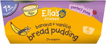 Ella'S Kitchen Organic Banana + Vanilla Bread Pudding 80G