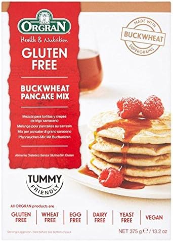 Orgran Gluten Free Stonemilled Buckwheat Pancake Mix 375G