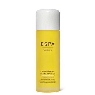 Espa | Restorative Bath & Body Oil | Magnesium & Ashwagandha | Rose Geranium, Orange, Lavender & Palmarosa | Menopause Friendly