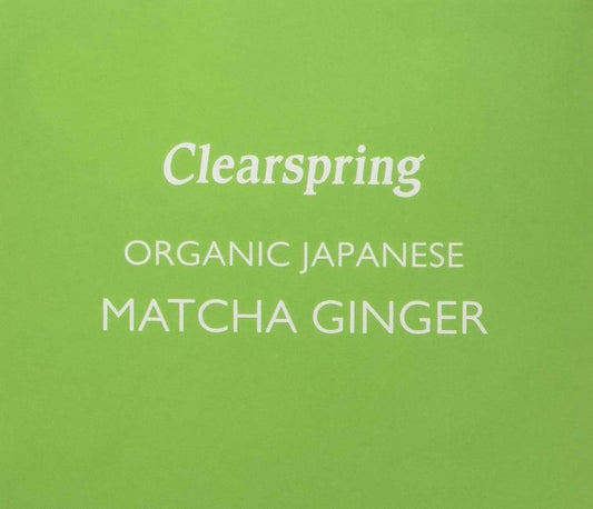 Clearspring Organic Japanese Matcha Ginger, Green Teabags, Pack Of 4, 0.316 Kg