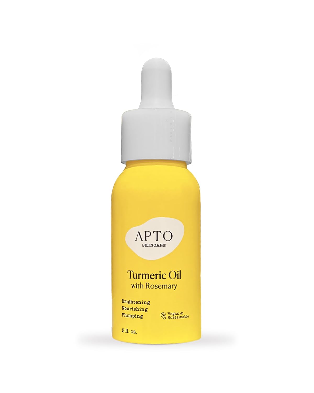 Turmeric Oil W/Rosemary: Brightening & Moisturizing Facial Oil For Skin That'S Glassy, Plump & Glowing, 2 Fl. Oz