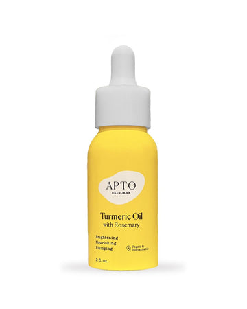 Turmeric Oil W/Rosemary: Brightening & Moisturizing Facial Oil For Skin That'S Glassy, Plump & Glowing, 2 Fl. Oz