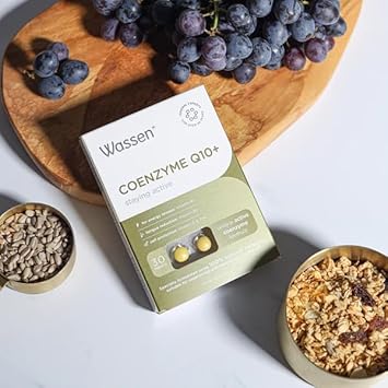 Wassen Coenzyme Q10 Supplements |30 Coenzyme Q10 Tablets | Active Coenzyme Q10 Formula |High in Zinc | Vitamins B1 & B2 For Energy Release & Fatigue Reduction | Heart Health Supplements | Q10 Coenzyme : Amazon.co.uk: Health & Personal Care