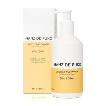 Hanz De Fuko Gentle Face Wash For Men & Women – Citrus & Creme Premium Facial Cleanser, Great For Sensitive Skin – Hypoallergenic Formula With Aloe Vera, Clove, Acai – Sulfate And Paraben Free – 8 Oz
