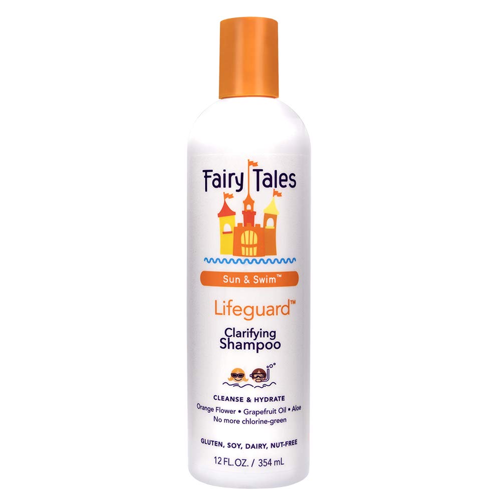 Fairy Tales Swim Shampoo For Kids - 12 Oz | Made With Natural Ingredients In The Usa | Chlorine Removal Swimmer Shampoo For Kids | No Parabens, Sulfates, Or Synthetic Dyes