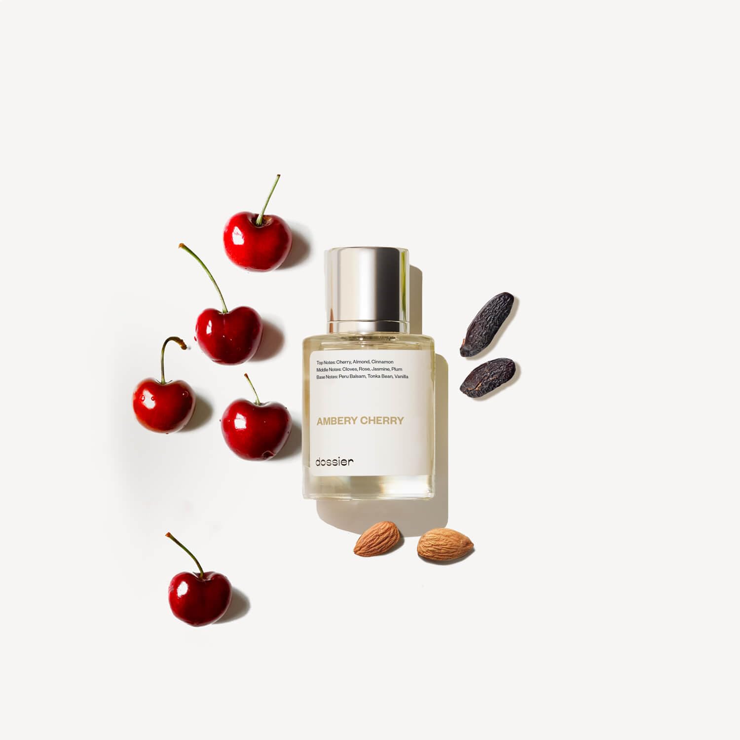 Dossier - Eau De Parfum - Ambery Cherry - Inspired By T.Ford Lost Cherry - Perfume Luxury - Pure Infused - Paraben Free - Vegan - For Women Men Unisex - Fragrance 1.7 Fl Oz (Spray 50Ml) : Beauty & Personal Care