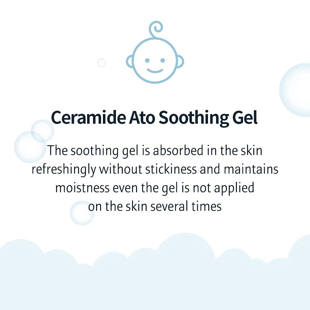 Illiyoon Ceramide Ato Soothing Gel - Vegan Facial Moisturizer For All Skin Types, 5.9 Fl Oz (175Ml) : Beauty & Personal Care