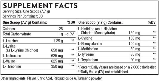 Thorne Amino Complex - Clinically-Validated Eaa And Bcaa Powder For Pre Or Post-Workout - Promotes Lean Muscle Mass And Energy Production - Nsf Certified For Sport - Lemon Flavor - 8 Oz - 30 Servings