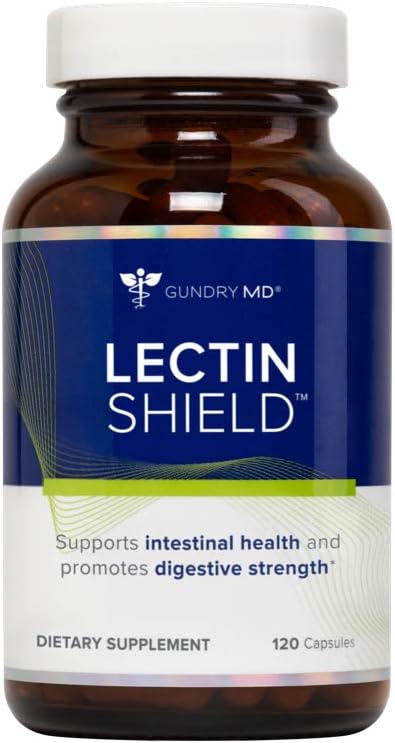 Gundry MD? Lectin Shield? Intestinal Health Support and Digestive Strength Supplement, 120 Count