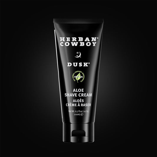Herban Cowboy Premium Shave Cream Made With Olive Oil, Aloe, And Peppermint (Dusk, 6.7 Fl Oz)