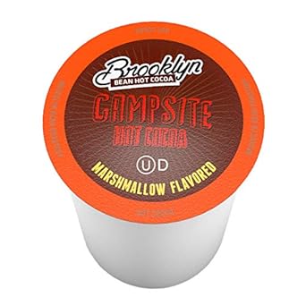 Brooklyn Beans Campsite Chocolate Mashmallow Hot Cocoa Pods, Compatible With K Cup Brewers Including 2.0, 40 Count