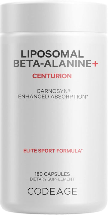 Codeage Liposomal Beta-Alanine Supplement, CarnoSyn Beta Alanine 1600