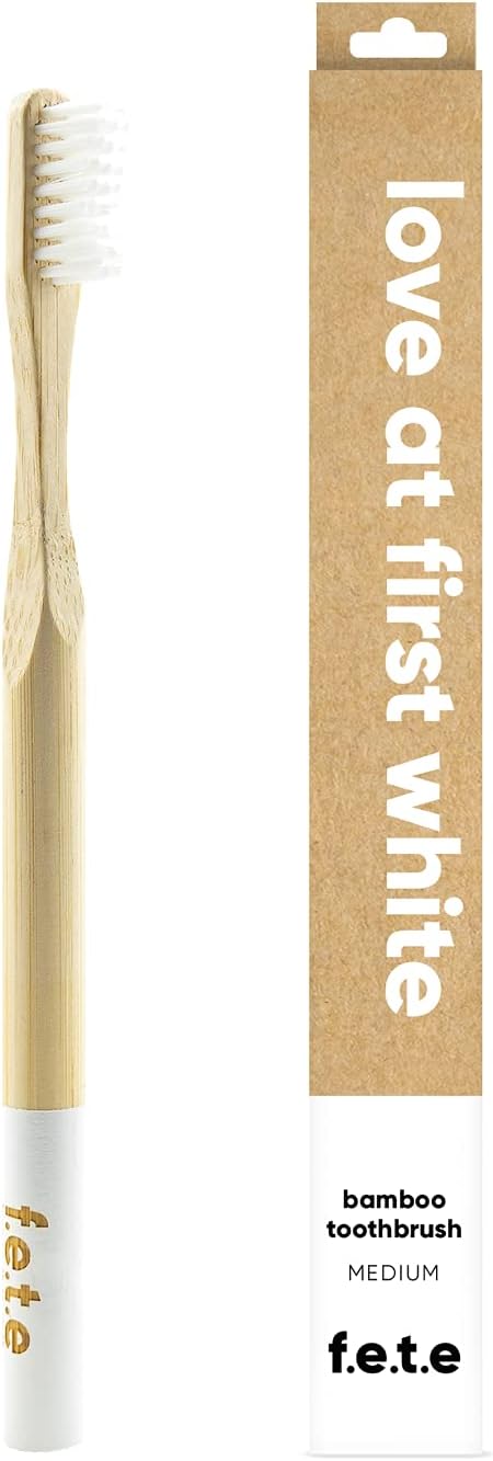 f.e.t.e | Boldly Bare Bamboo Toothbrush | Biodegradable & Compostable Handle | Recyclable Firm Bristles | Sustainable | Vegan : Amazon.co.uk: Health & Personal Care