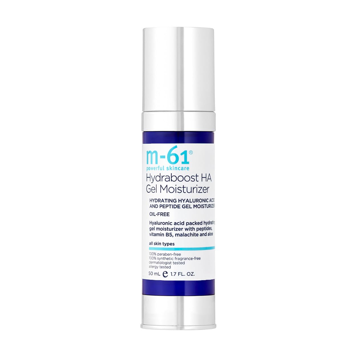 M-61 Hydraboost Ha Gel Moisturizer - Hydrating And Cooling Oil-Free Gel Moisturizer With Hyaluronic, Vitamin B5 & Aloe