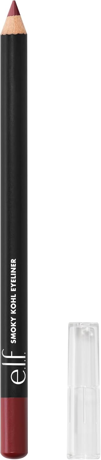 E.L.F. Smoky Kohl Eyeliner, Eye Pencil For Creating Long-Lasting, Bold, High-Pigment Makeup Looks, Vegan & Cruelty-Free, Berry Necessary