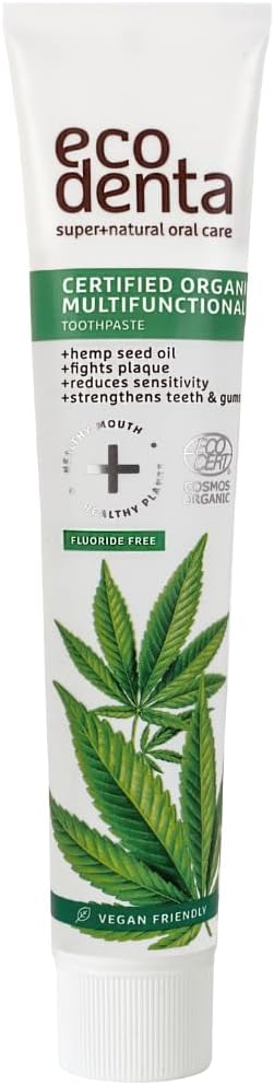 Ecodenta Organic Toothpaste Fluoride Free - Multifunctional Tooth Paste with Matcha Green Tea 75ml : Amazon.co.uk: Health & Personal Care