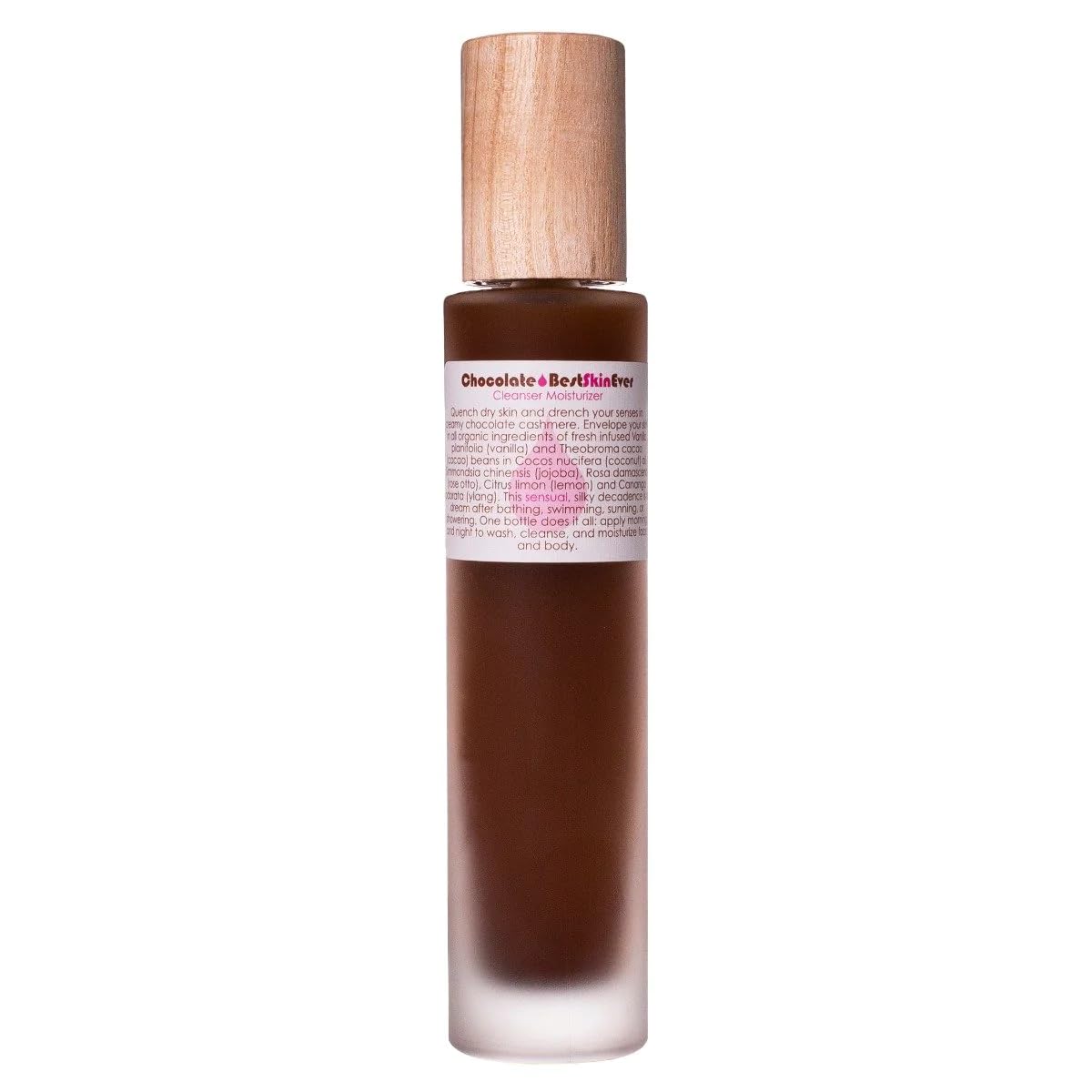 Living Libations - Organic Best Skin Ever All-In-One Facial Cleanser, Exfoliator + Moisturizer | Natural, Wildcrafted, Vegan Clean Beauty (Chocolate, 3.4 Fl Oz | 100 Ml) : Beauty & Personal Care