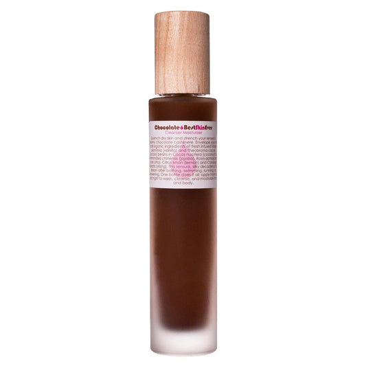 Living Libations - Organic Best Skin Ever All-In-One Facial Cleanser, Exfoliator + Moisturizer | Natural, Wildcrafted, Vegan Clean Beauty (Chocolate, 3.4 Fl Oz | 100 Ml) : Beauty & Personal Care