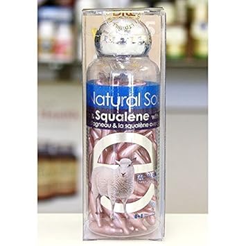 Placenta Facial Moisturizer With Vitamin E & Squalene, 100 Gelcaps, Bill Natural Sources By Bill Natural Sources : Beauty & Personal Care