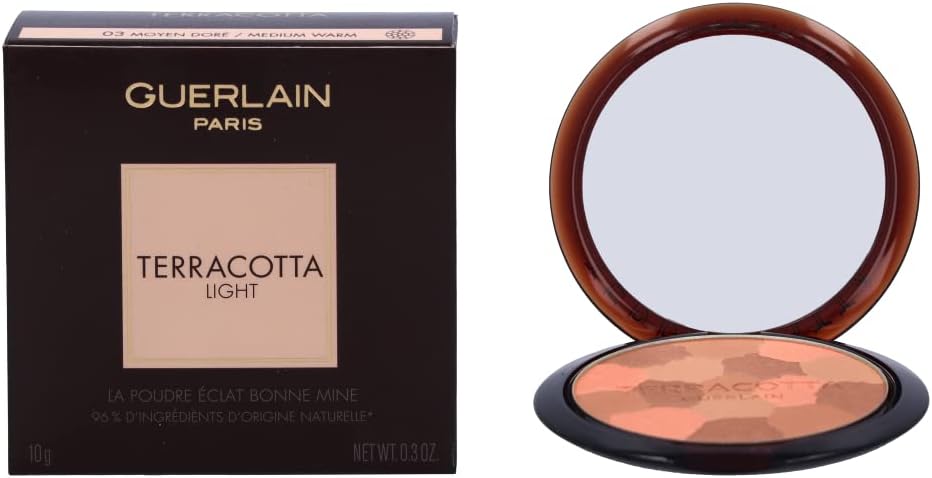 Terracotta Light The Sun Kissed Healthy Glow Powder - 03 Medium Warm By Guerlain For Women - 0.3 Oz Powder