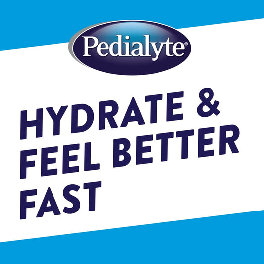 Pedialyte Electrolyte Solution, Coconut Burst, Hydration Drink, Half Liter Each, 16.9 Fl Oz (Pack Of 12)