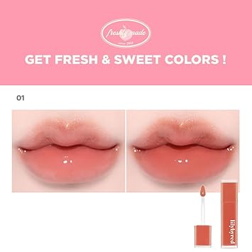 Lilybyred Bloody Liar Coating Tint (01 Soft Apricot) - Sweet And Fresh Color With Shiny, Moist Texture And Long-Lasting