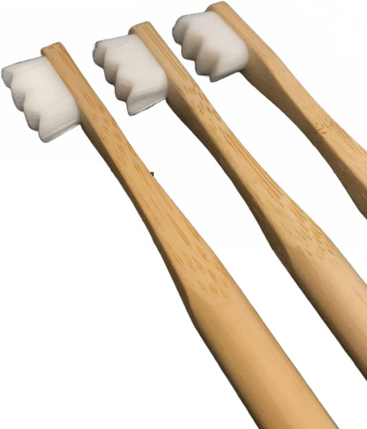 LiveCoco Bamboo Toothbrushes, Nano Bristles (Adult), Super Soft Bristles (10,000+ bristles), Recyclable & Biodegradable Body : Amazon.co.uk: Health & Personal Care