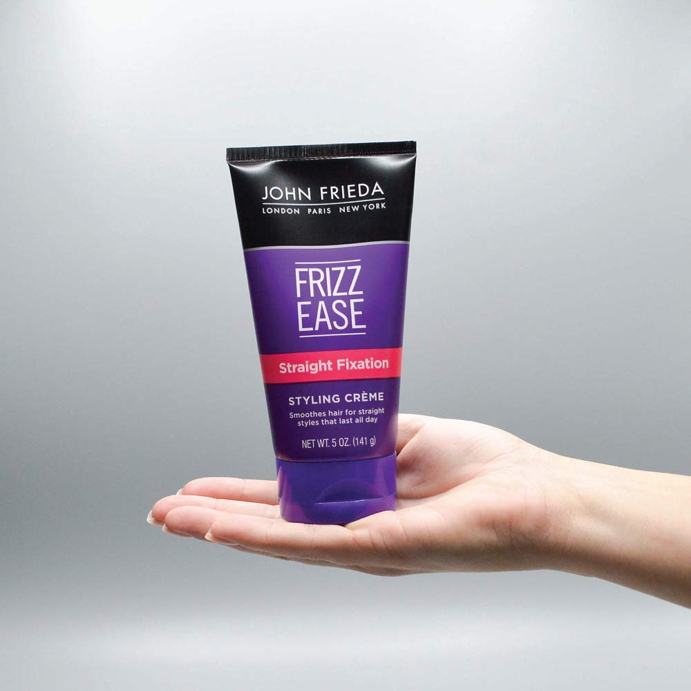 John Frieda Frizz-Ease Straight Fixation Styling Creme, 5 Ounces, Product for Smooth, Silky, No-Frizz Hair, Pack of 2 : Beauty & Personal Care