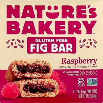 Nature'S Bakery, Bar Fig Raspberry Gluten Free, 12 Ounce