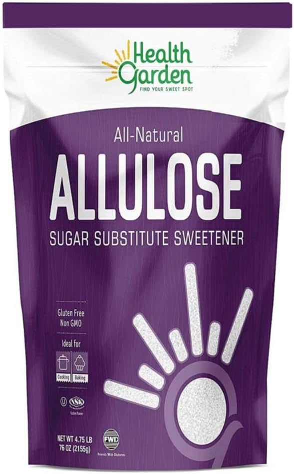 Health Garden Allulose Sweetener - Gluten And Sugar Free - Zero Net Carb - Non Gmo - Kosher - Keto Friendly (2.5 Lb)