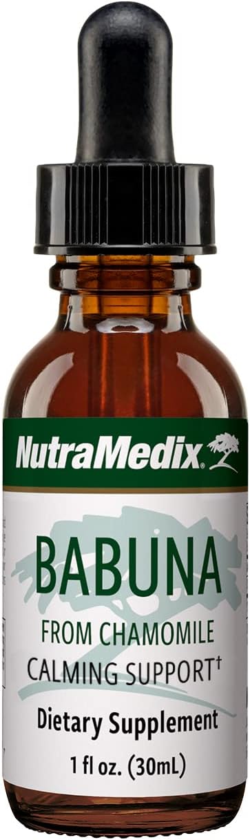 NutraMedix Babuna Calm Drops - Chamomile Extract for Optimal Rest and Relaxation Support - Calming Supplement Can Be Mixed with Water for Relaxing Tea or Drink (1oz / 30ml)