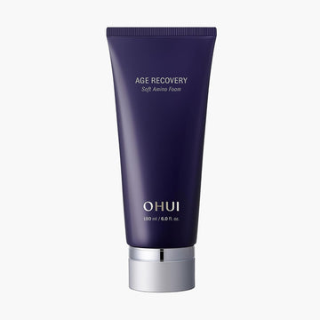 O Hui Age Recovery Soft Amino Foam Cleanser | Gentle Hydrating Foam Face Wash | Korean Skin Care | Anti-Aging Facial Cleanser | Anti-Wrinkle Care | Sodium Pca Amino Acid, Glycerin | Collagen Support