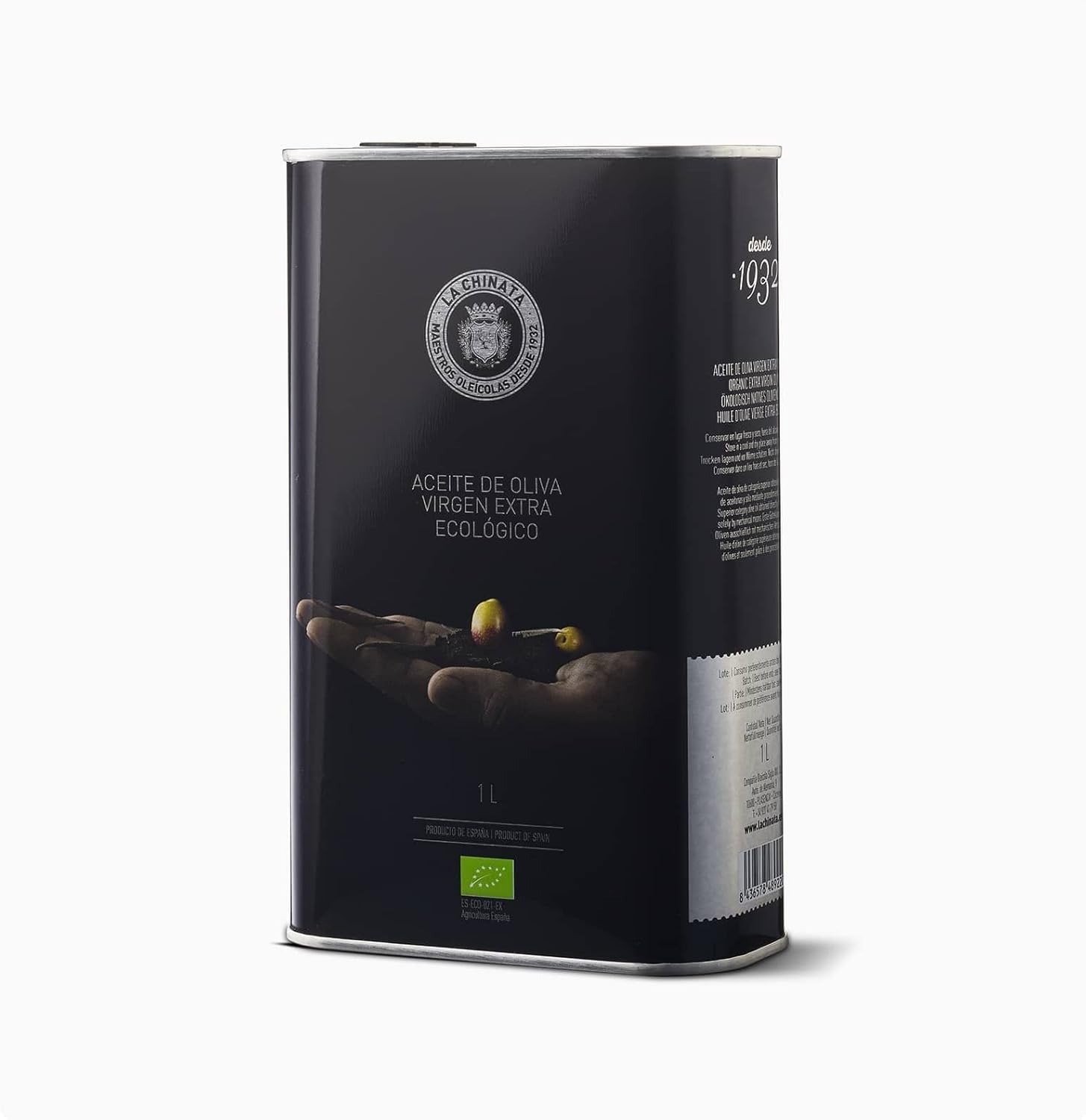 La Chinata Olive Oil Virgen Extra Bio, 1 Liter Can