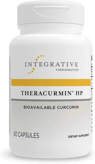 Integrative Therapeutics Theracurmin Hp - High Absorption Turmeric & Curcumin Supplement - 27X More Bioavailable - Relief Of Minor Discomfort Due To Occasional Overuse* - Vegan - 60 Capsules