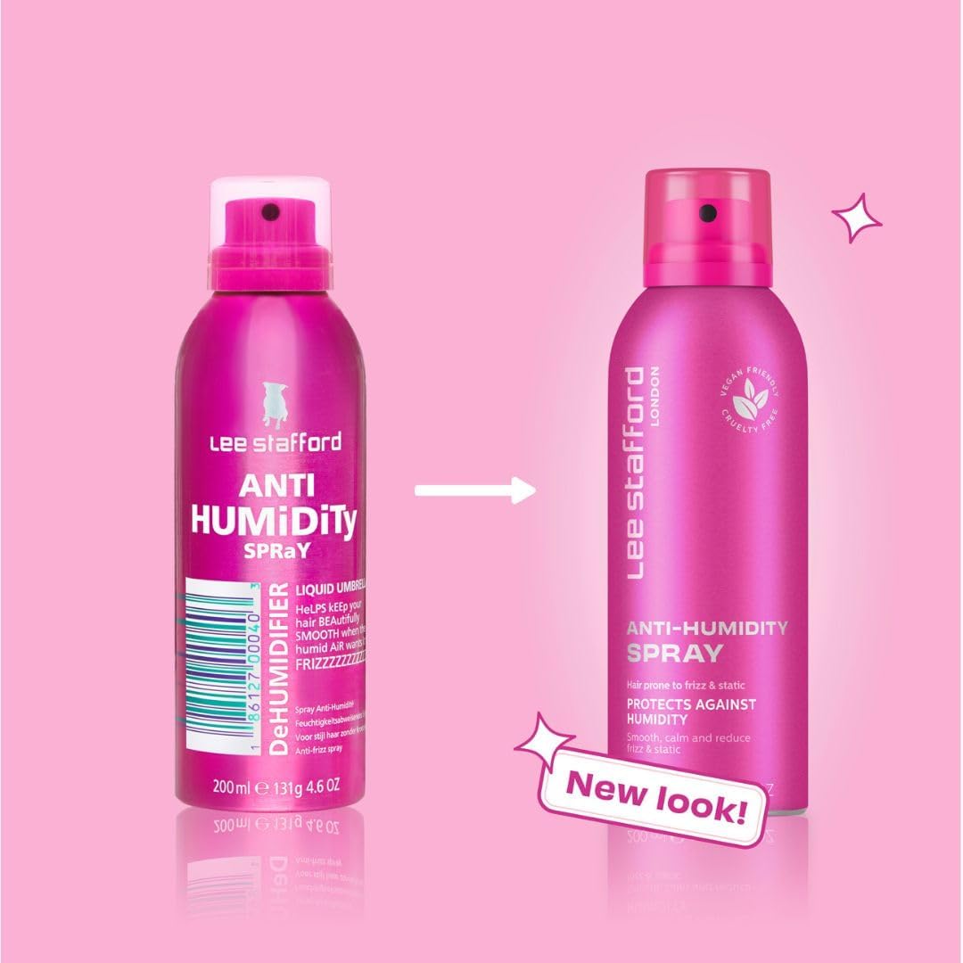 Lee Stafford Anti-Frizz Treatment Spray | Styling - Lightweight Anti Humidity Shine Hair Mist, Combats Static for a Smoothing Gloss Coat, Miracle Defence, Weatherproof Shield, 200 ml : Amazon.co.uk: Beauty