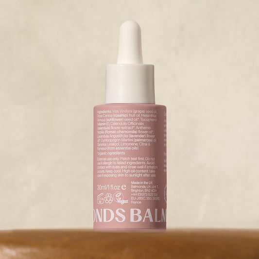Balmonds Omega Rich Facial Oil 30Ml - 100% Natural With Rosehip, Lavender & Vitamin E - Hydrating, Nourishing & Moisturising Serum
