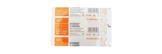 Opsite Iv3000 Vapour-Permeable Adhesive Film Dressing - 10 Cm X 12 Cm Central Line Pack Of 10