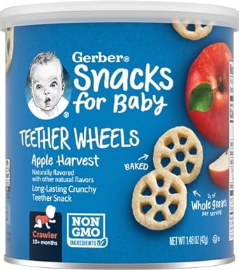 Gerber Graduates Wagon Wheels Apple Harvest, 1.48 oz