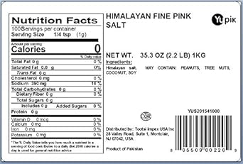 Yupik Himalayan Fine Pink Salt, 2.2 Lb