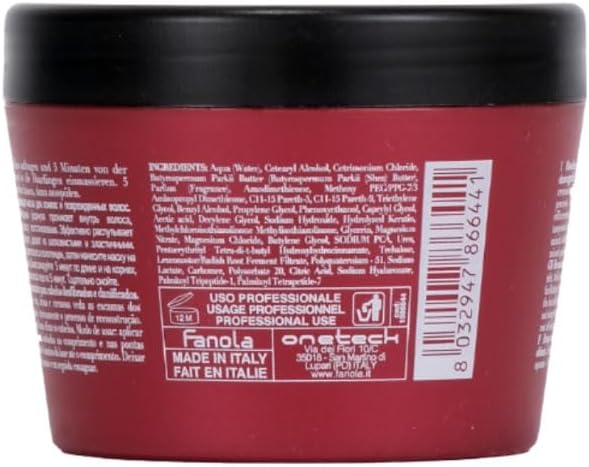 Fanola Botolife Reconstructive Mask, Multicolor, Unscented, 33.8 Fl Oz : Beauty & Personal Care