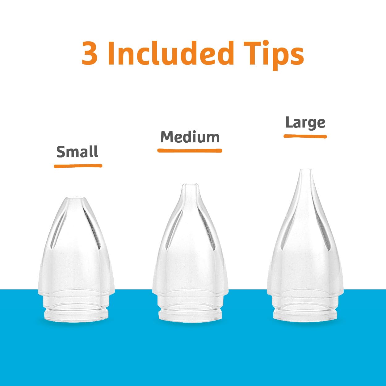 Munchkin® ClearNose™ Baby Nasal Aspirator - No Filters Needed, Gentle Nose Sucker for Baby Snot, Clear/White : Baby