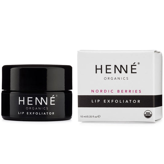 Henné Organics Lip Exfoliator - Natural And Organic Sugar Scrub - Rose Diamonds