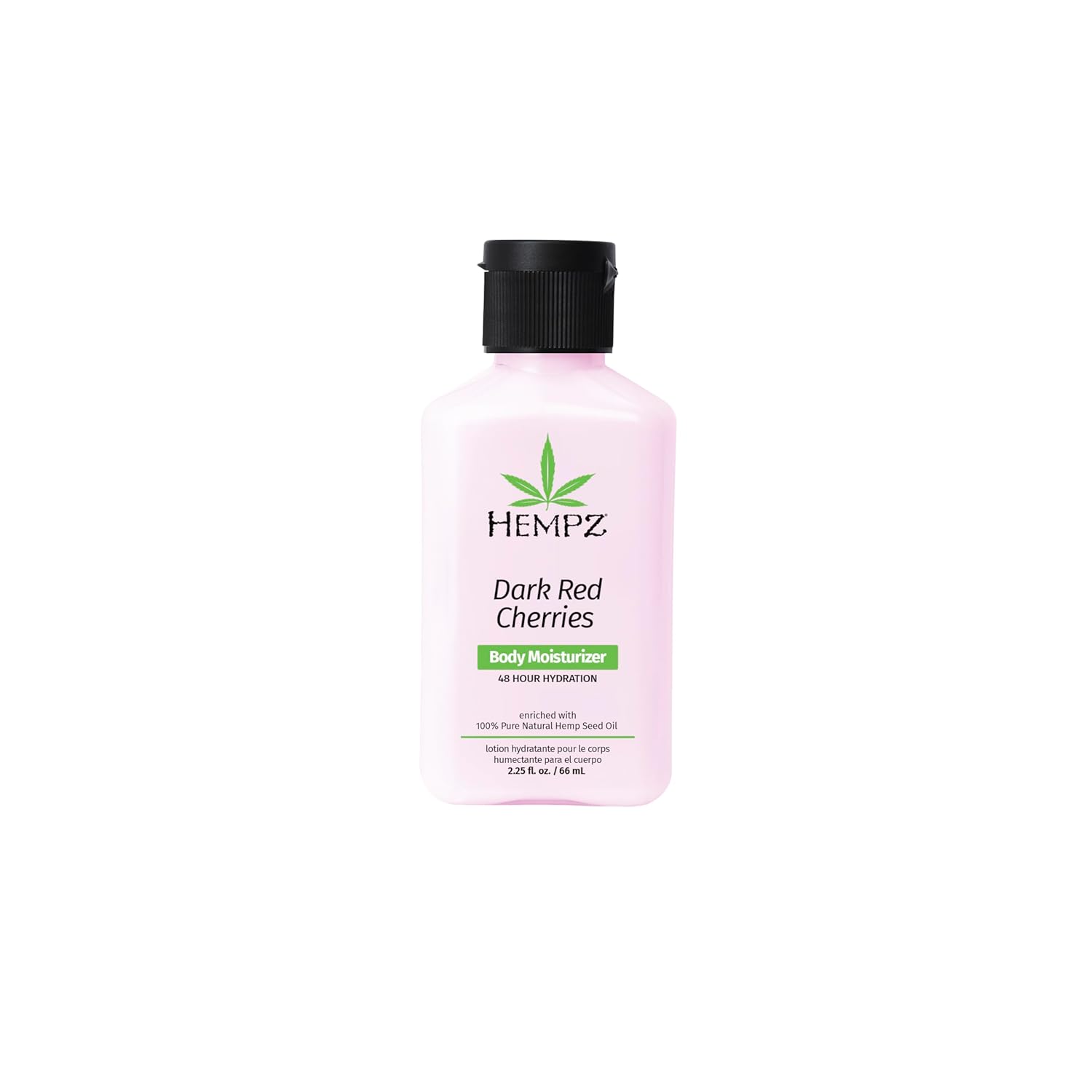Hempz Mini Dark Red Cherries Lotion, Ultra Hydrating Moisturizer For Body, Hands And Feet 2.25 Oz