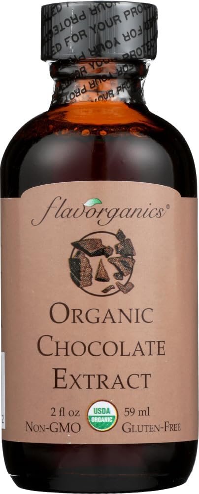 Flavorganics Organic Chocolate Extract, 2 Ounce Bottle : Grocery & Gourmet Food